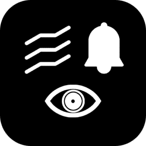 Audiao_Visiual_Vibrating_Detection_Alarm_Icon