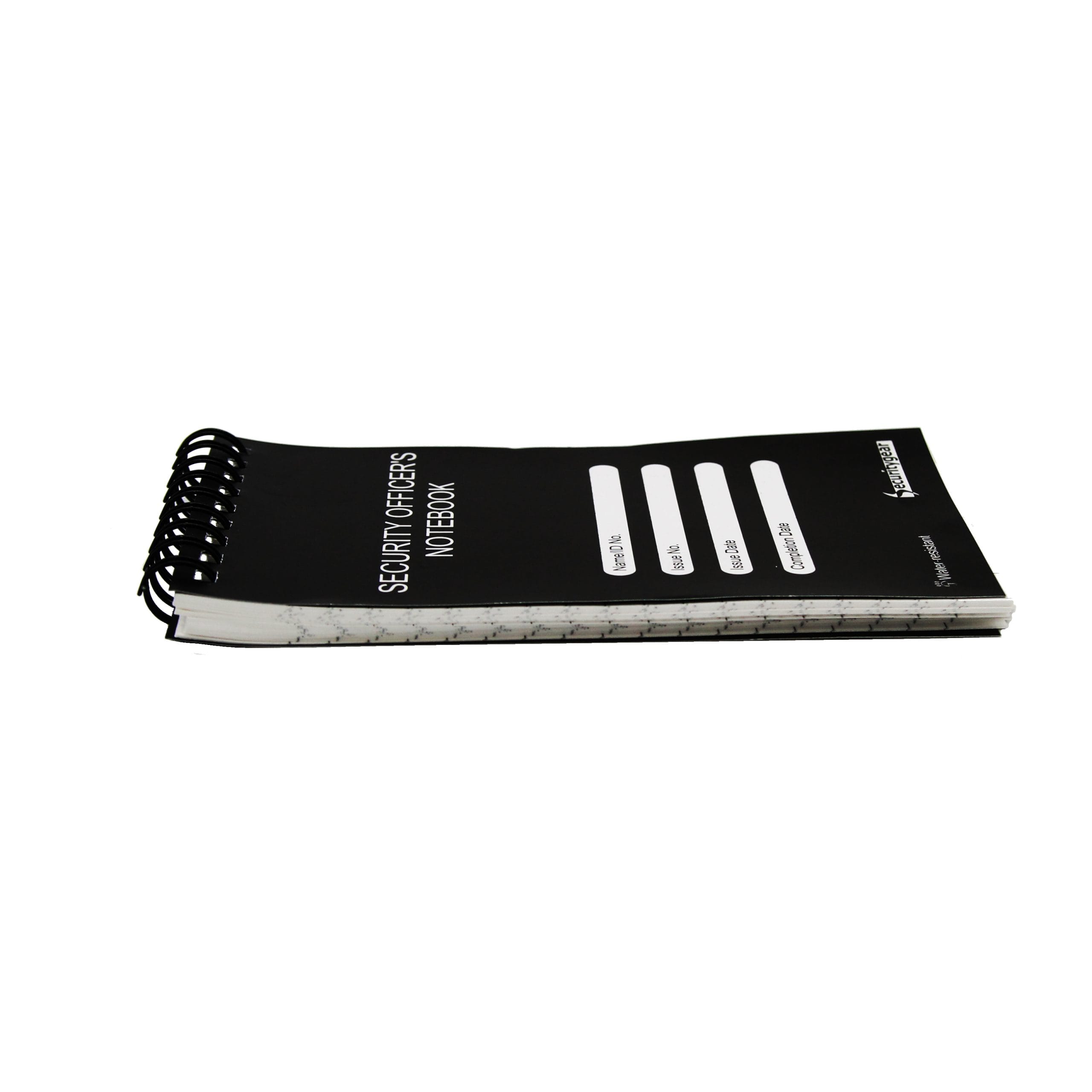 Security Officers Notebook - Waterproof Side photo
