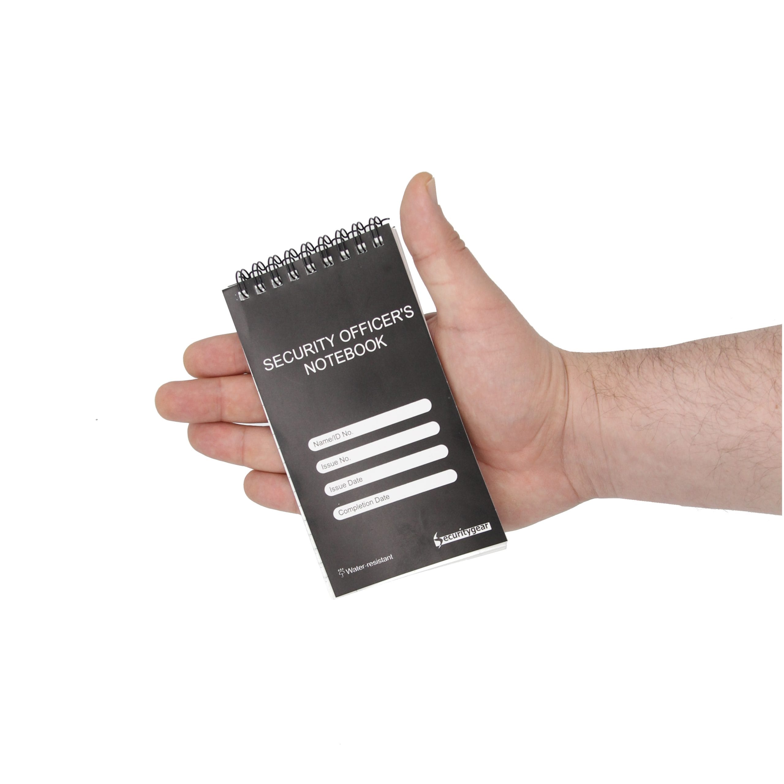 Security Officers Notebook - Waterproof in Hand photo