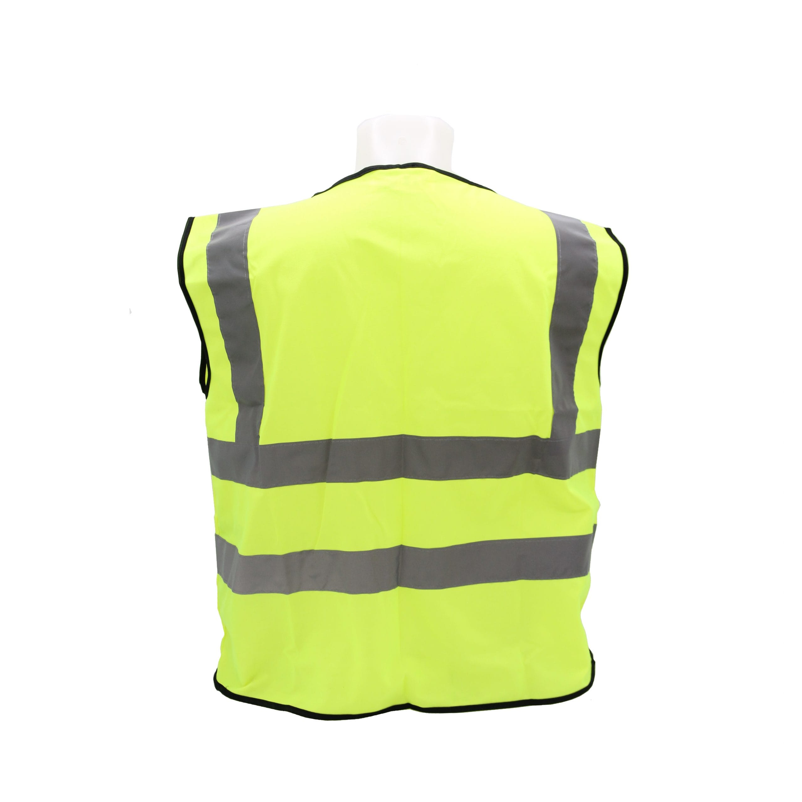 Yellow Hi Vis Vest with Rechargeable LED Light Back photo