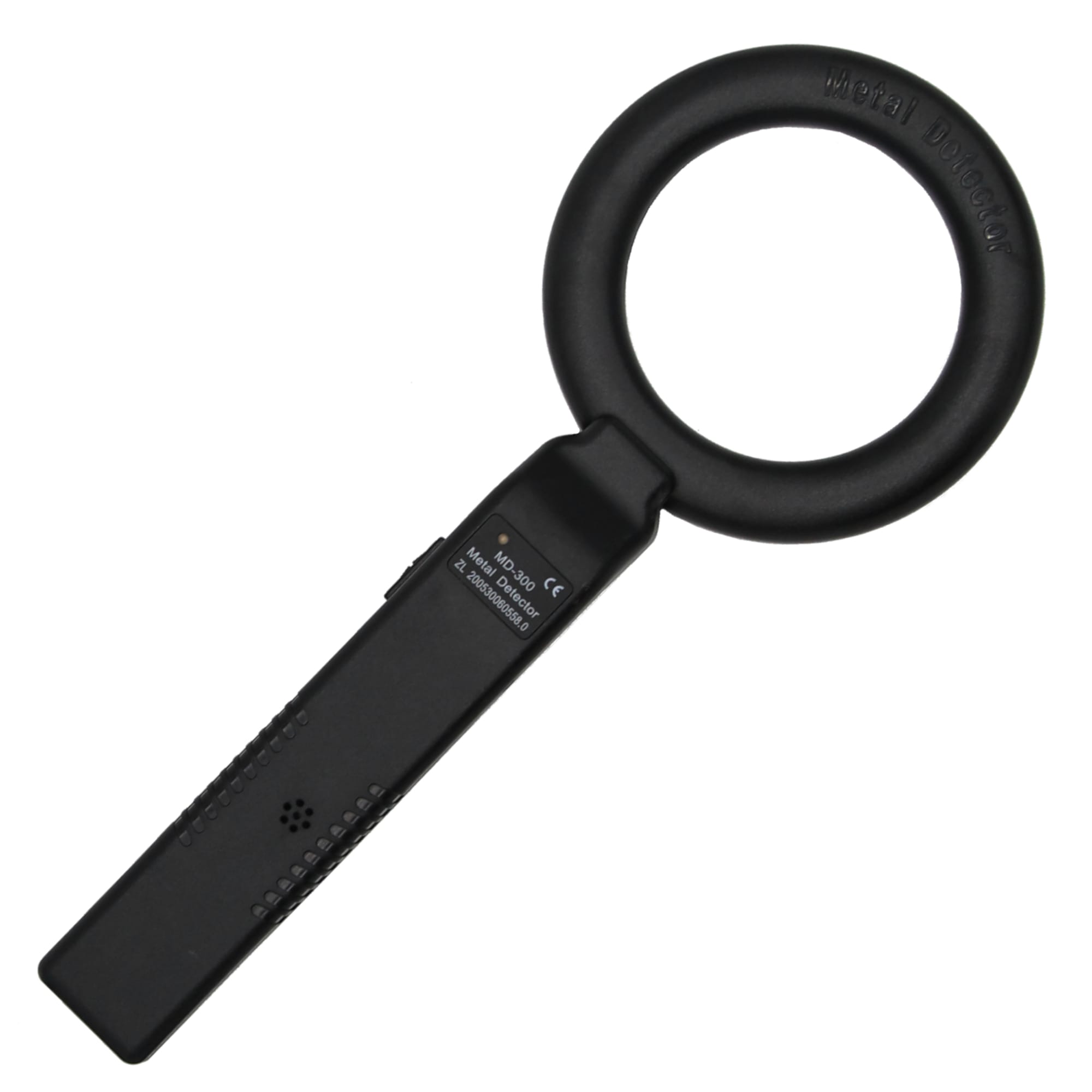 Circular Hand Metal Detector Front Main Zoom+Curve