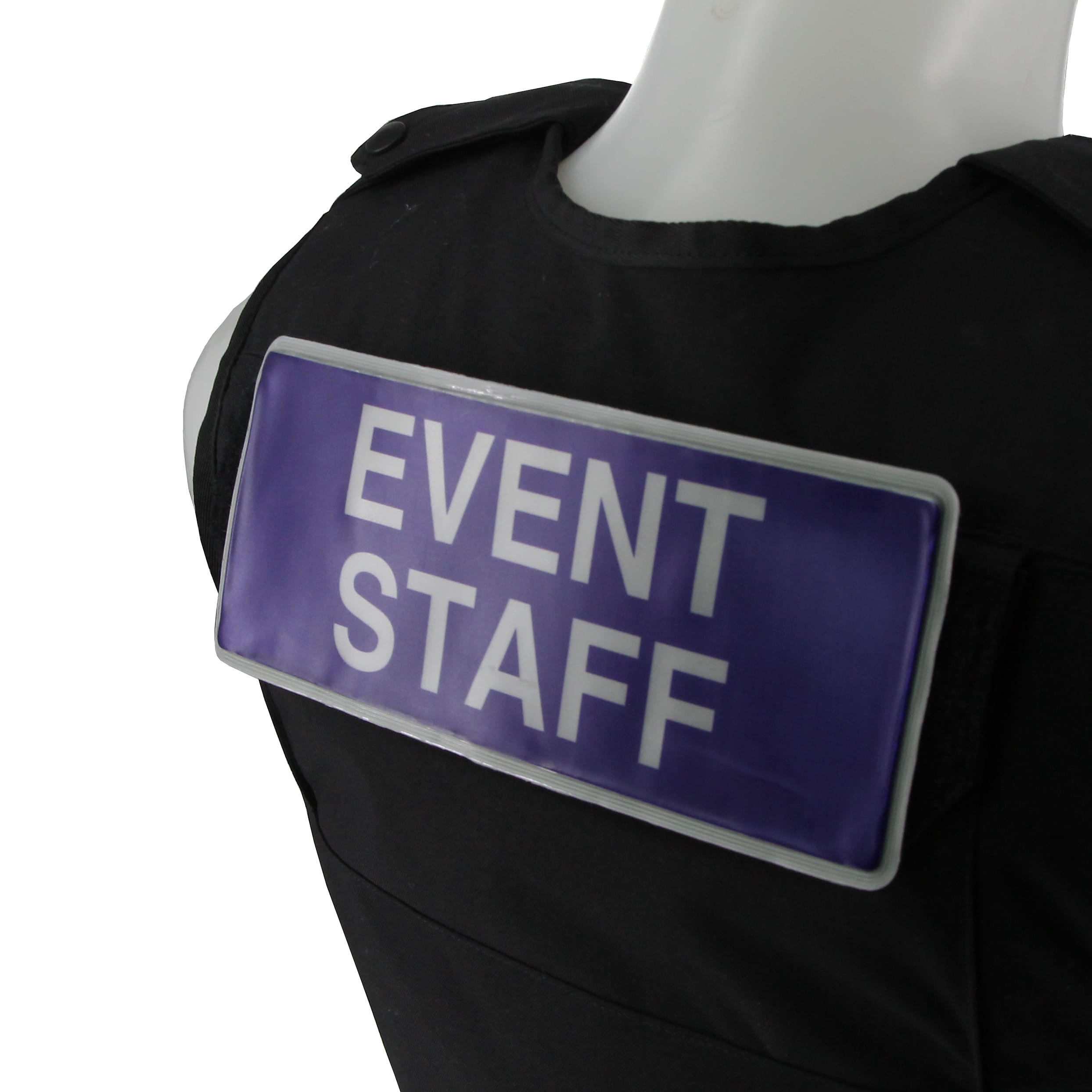 L-Max Reflective Event Staff Badge with Velcro – Blue - Image 10