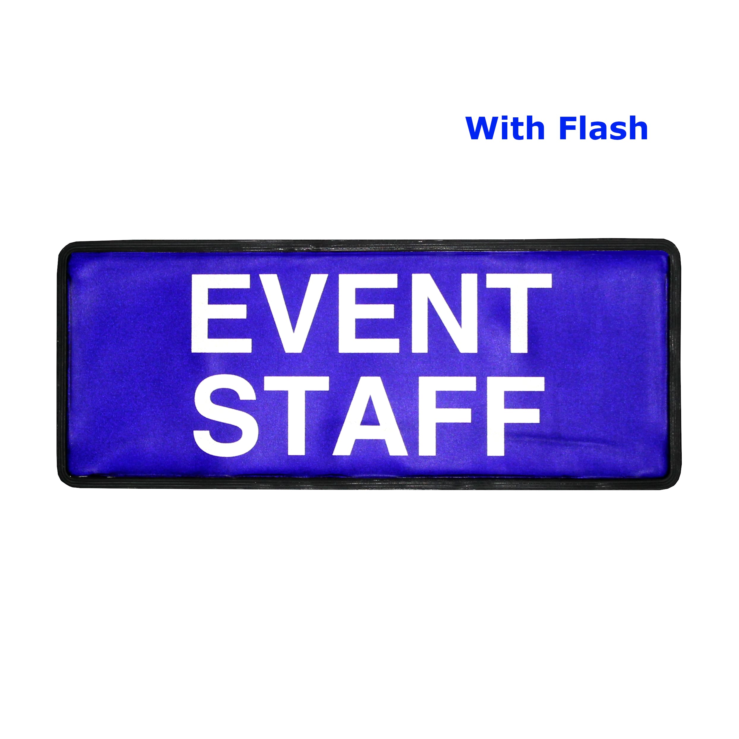L-Max Reflective Event Staff Badge with Velcro – Blue - Image 8