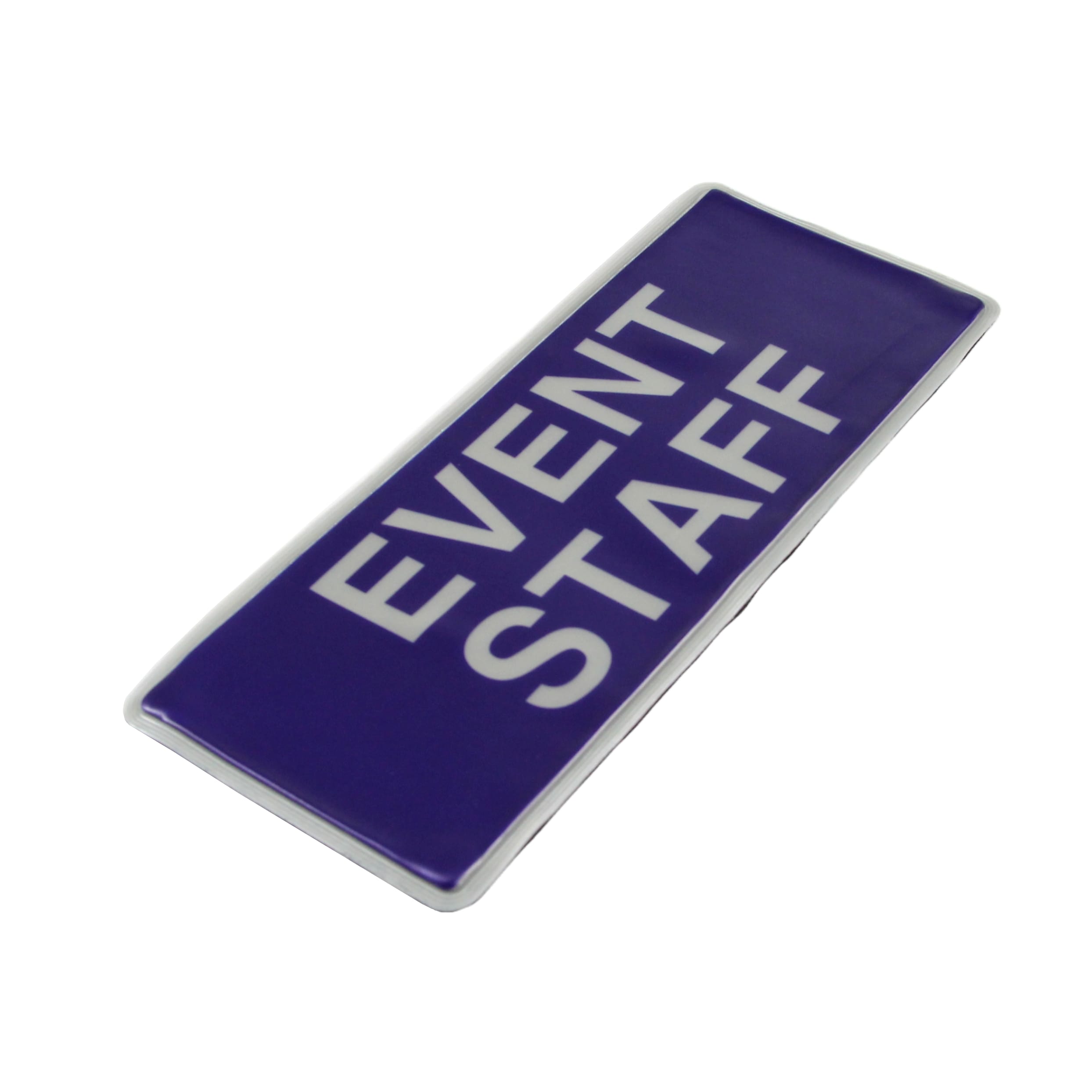 L-Max Reflective Event Staff Badge with Velcro – Blue - Image 6