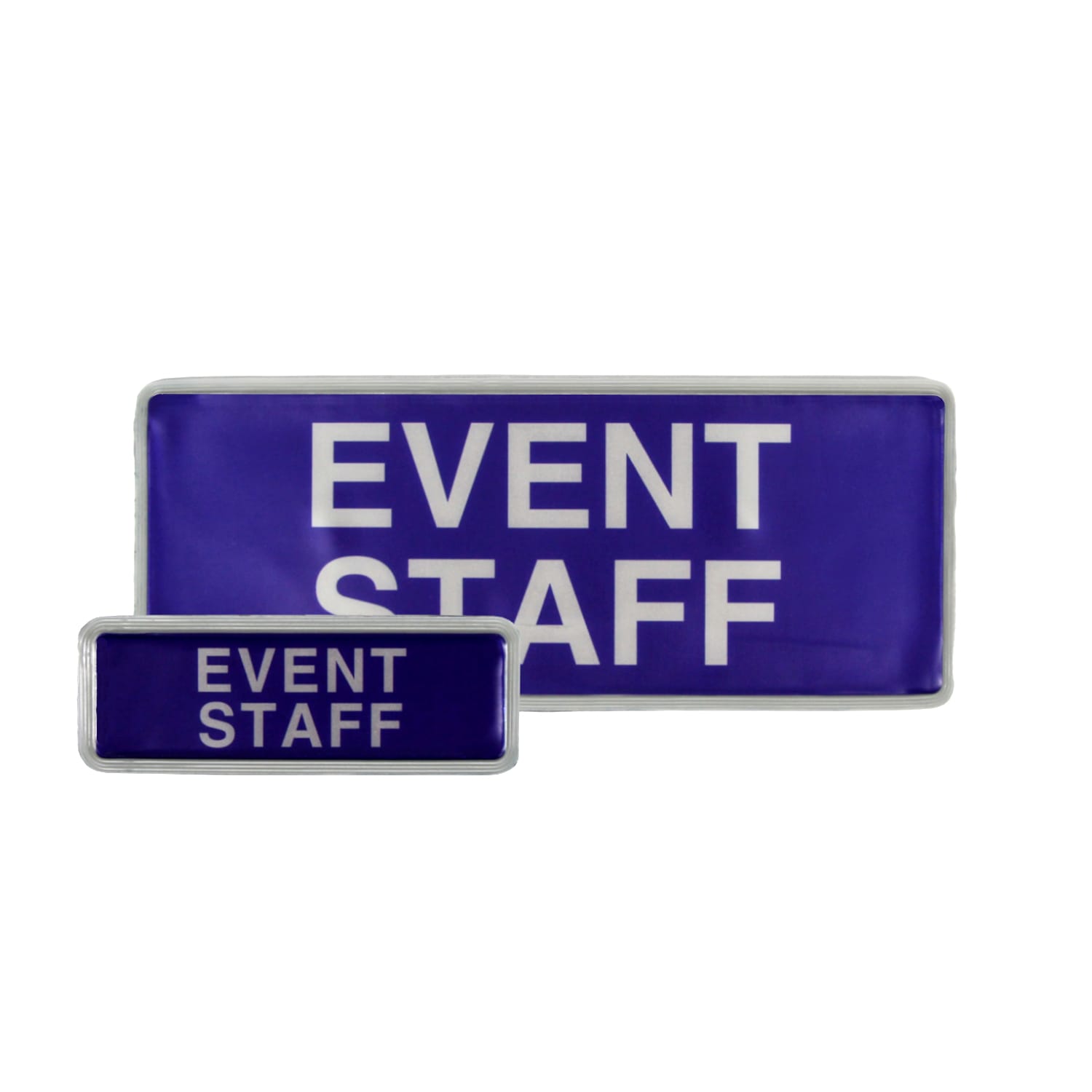 L-Max Reflective Event Staff Badge with Velcro – Blue