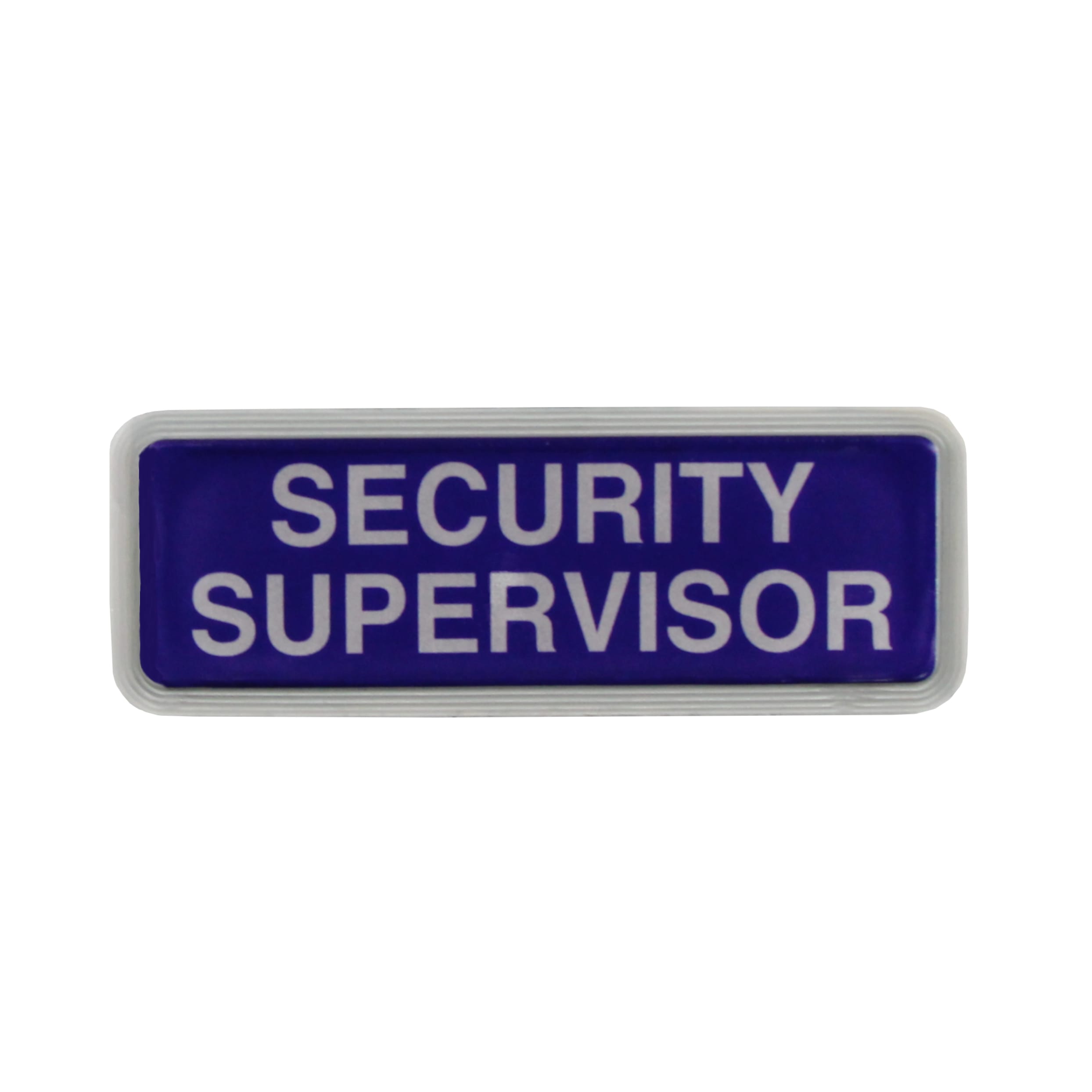 L-Max Reflective Security Supervisor Badge with Velcro – Blue - Image 3