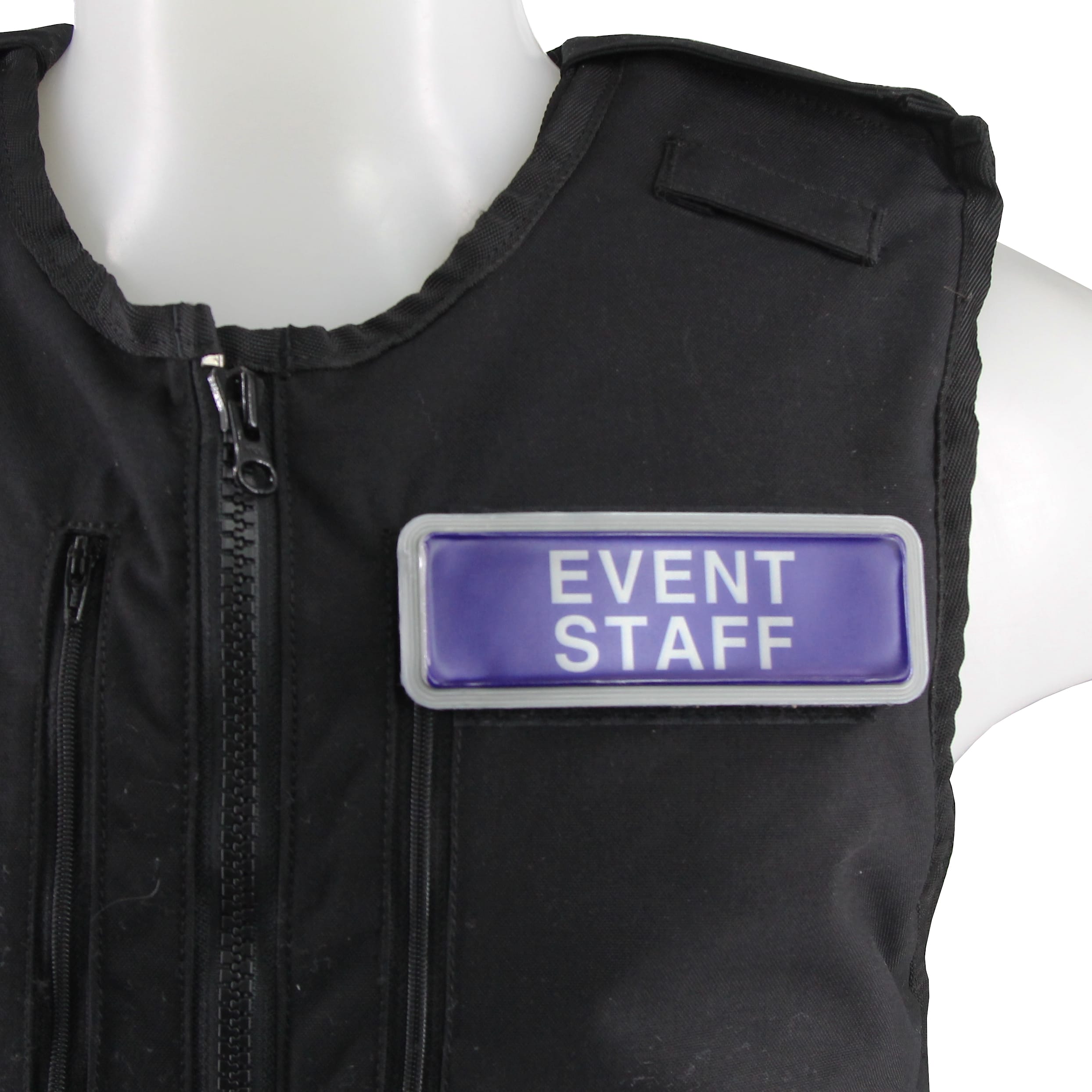 L-Max Reflective Event Staff Badge with Velcro – Blue - Image 11