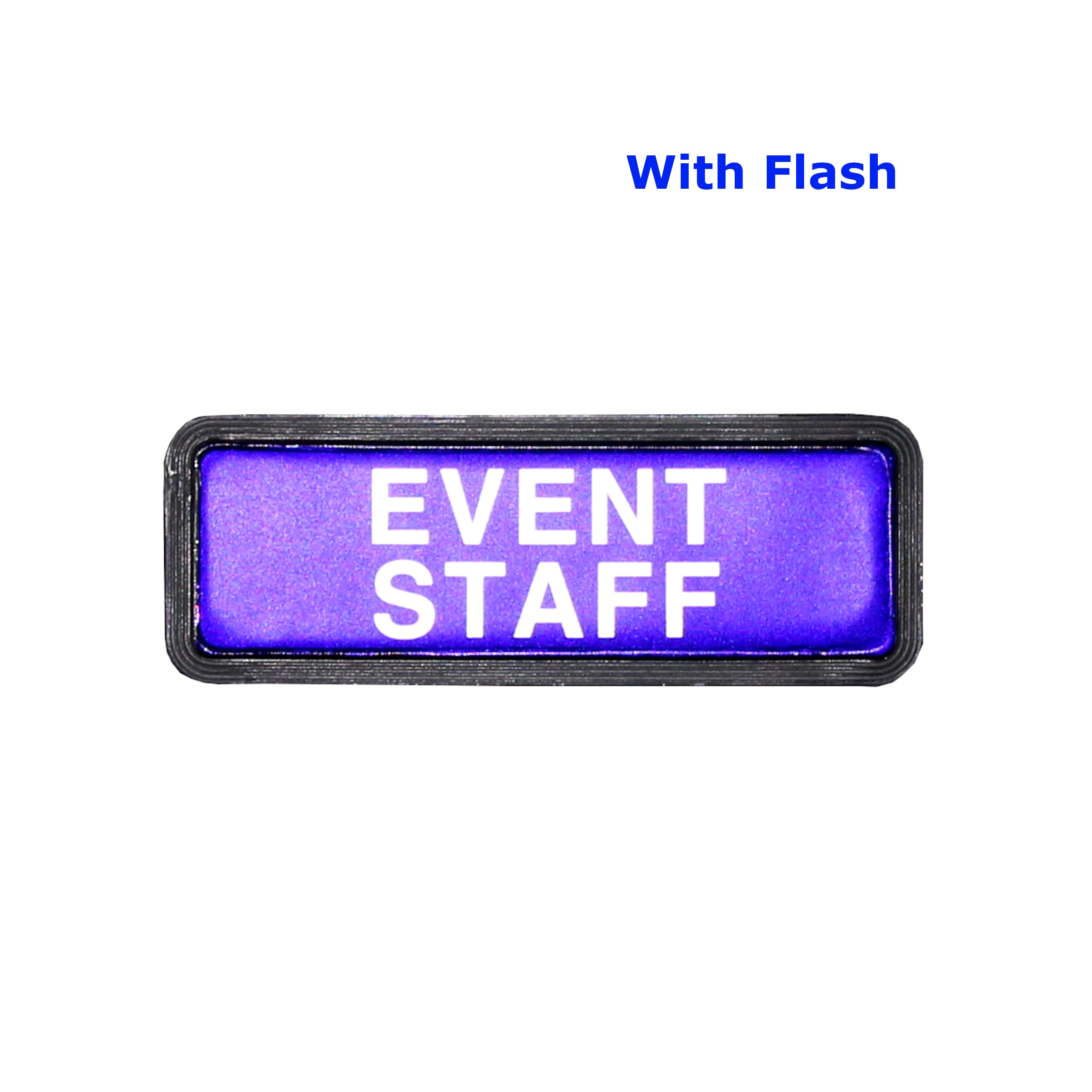 L-Max Reflective Event Staff Badge with Velcro – Blue - Image 9