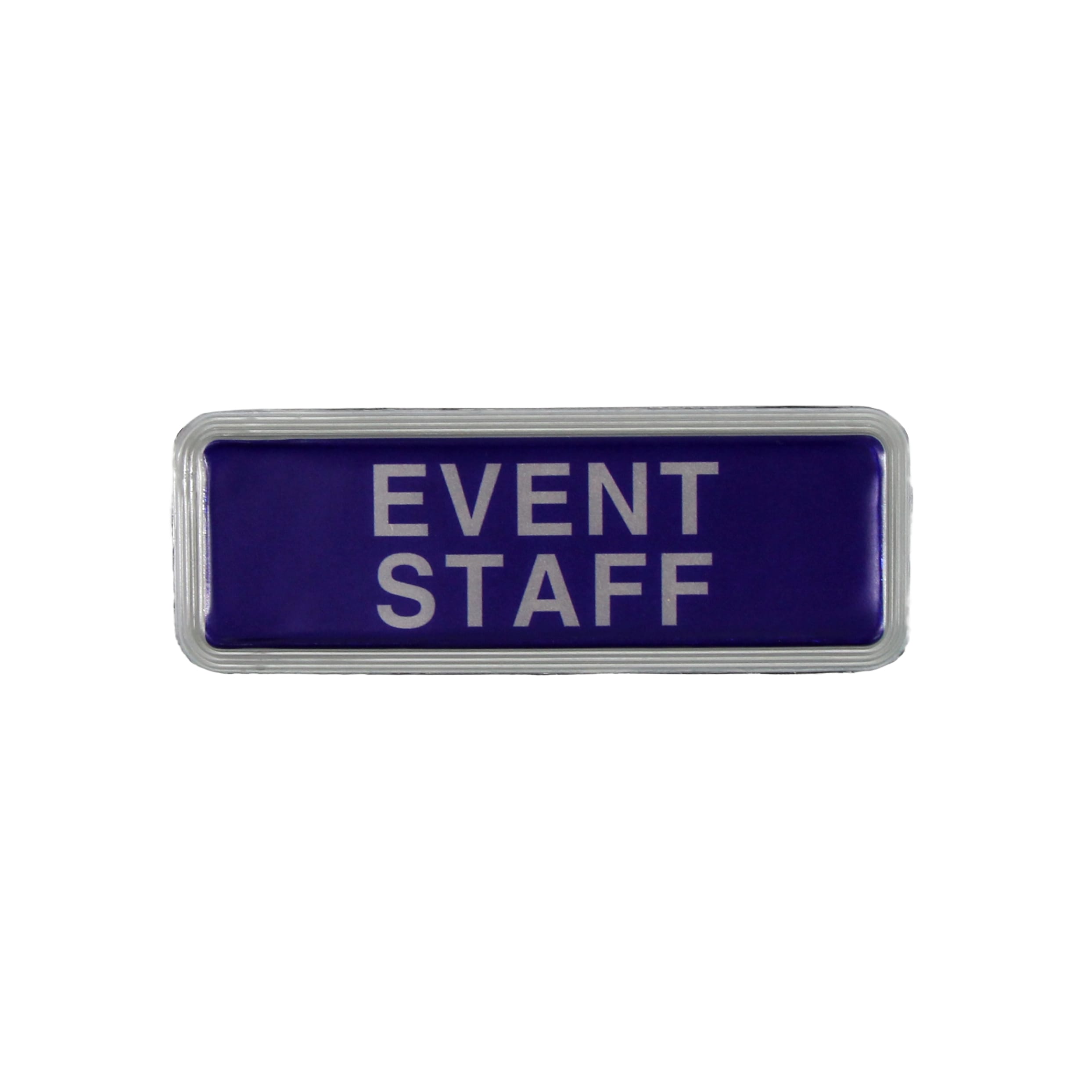L-Max Reflective Event Staff Badge with Velcro – Blue - Image 3